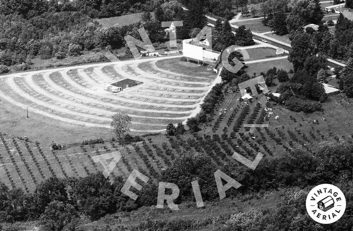 Sunset Auto Theatre - 1991 Vintage Aerial (newer photo)
